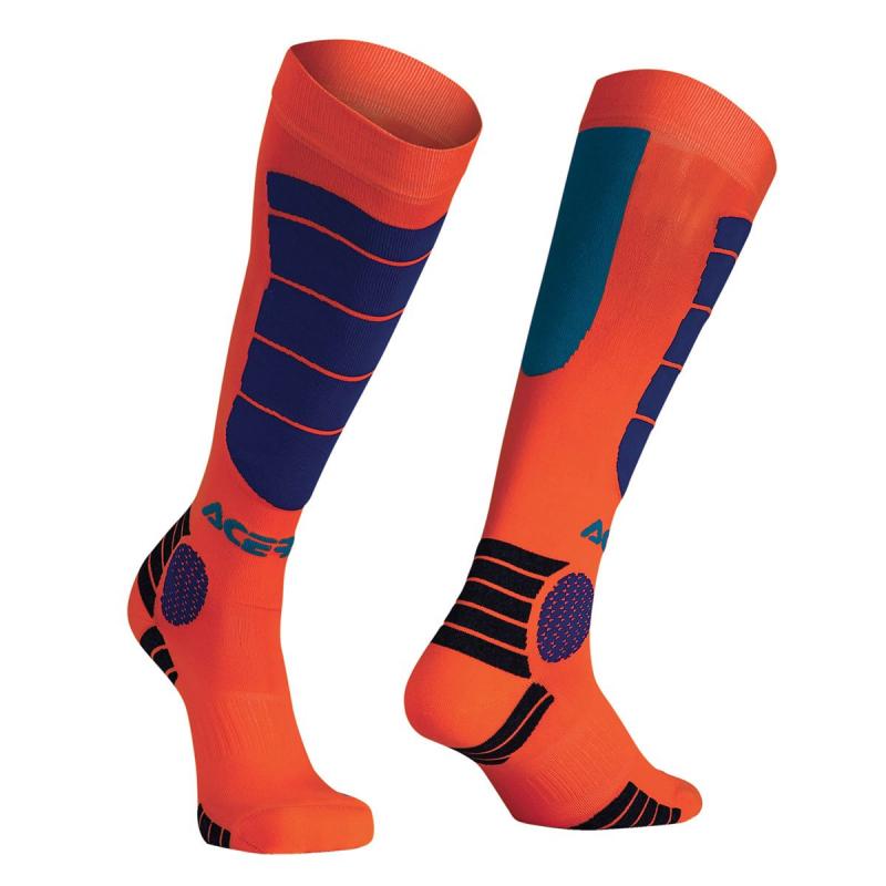 Носки кроссовые Acerbis MX Impact Socks оранжевый/синий