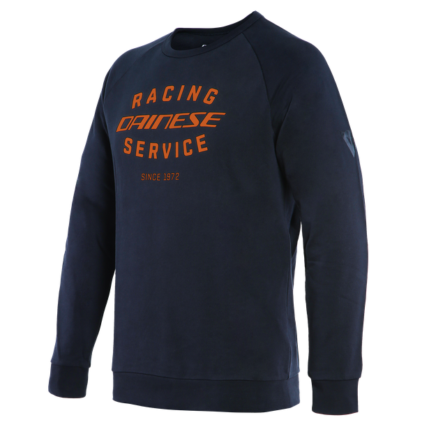 Свитшот Dainese Paddock Sweatshirt Black-iris/flame-orange