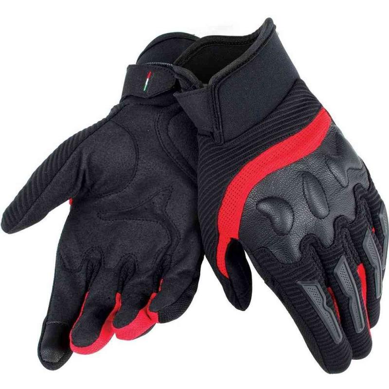 Перчатки текстильные Dainese Air Frame black/red