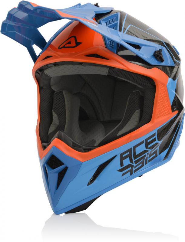 Шлем Acerbis Steel Carbon Orange/Blue