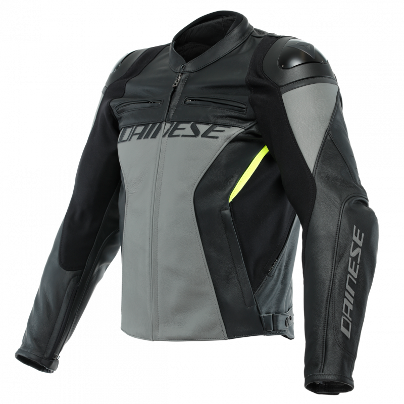 Куртка кожаная Dainese Racing 4 Charcoal-gray/black