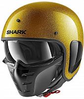 Мотошлем Shark S-Drak Fiber Blank Glitter Gold