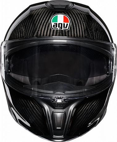 Шлем AGV Sportmodular Mono Glossy Carbon