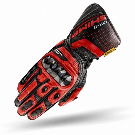 Перчатки Shima STR-2 black red S