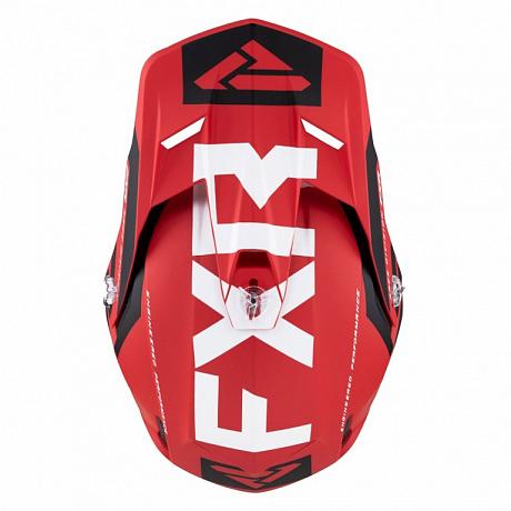 Шлем FXR Clutch Evo LE Helmet 22 Red/White/Black
