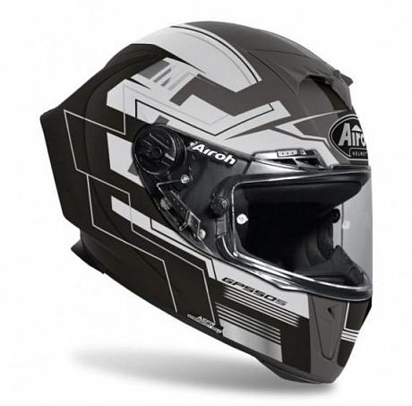 Шлем AIROH GP550 S Challenge, Серо-Черный Матовый XS