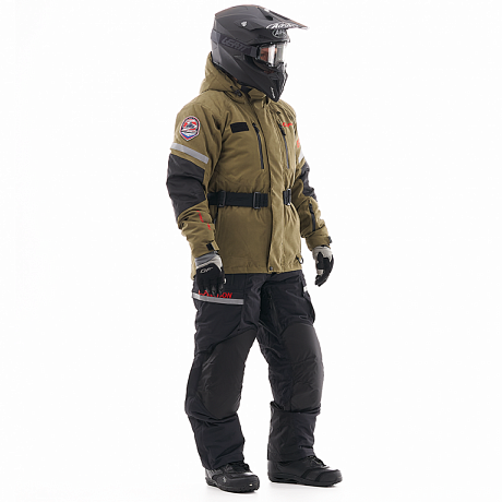 Снегоходная куртка Dragonfly Expedition Khaki-Black