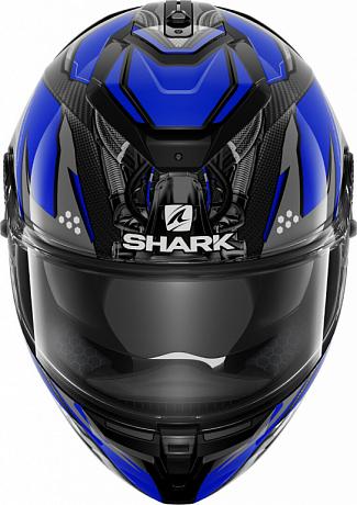 Мотошлем интеграл Shark Spartan Gt Carbon Urikan Black/Blue