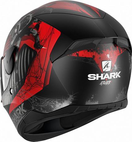 Мотошлем Shark D-Skwal 2 Atraxx Черный/красный XS
