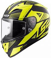 Шлем FF323 Arrow R Evo Neon LS2 Черно-желтый 
