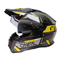 Шлем кроссовый O'NEAL D-SRS Square V24, мат. желтый/черный