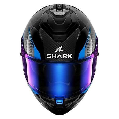 Шлем интеграл Shark Spartan Gt Pro Kultram Carbon Black/Blue M