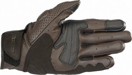 Мотоперчатки кожаные Alpinestars Mustang V2 Gloves, Brown
