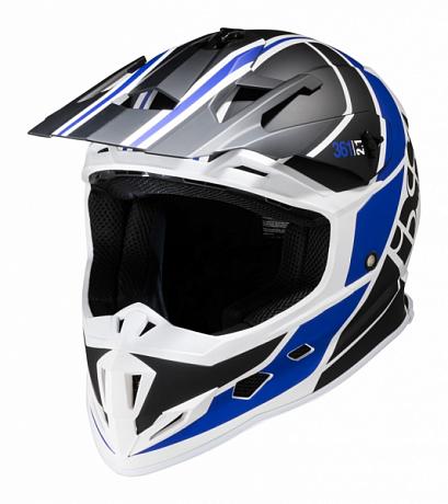 Шлем HX 361 2.1 IXS Бело-синий матовый XS
