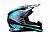 Кроссовый шлем JT Racing ALS1.0 черно-голубой