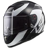 Шлем интеграл LS2 FF397 Vector Ft2 Wavy черно-белый