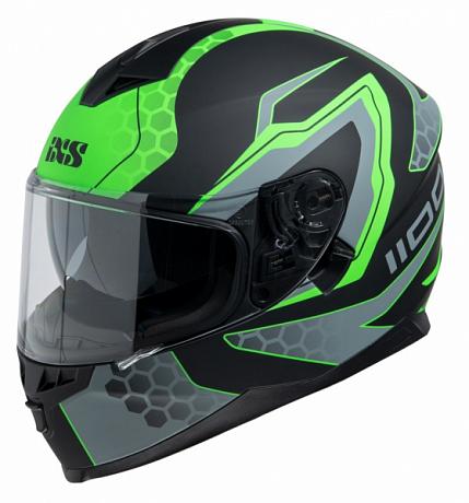 Шлем интеграл HX 1100 2.2 IXS зеленый матовый XS