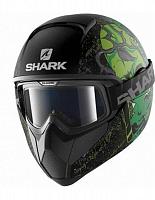 Шлем интеграл SHARK Vancore Ashtan Mat черный-зеленый