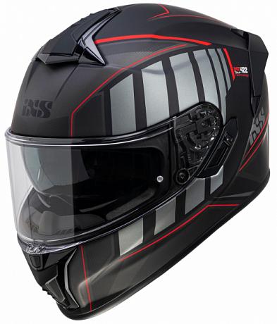 Шлем интеграл iXS422 FG 2.1 черно-красный S
