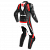 Мотокомбинезон кожаный Dainese Laguna Seca 4 2pcs Suit Black-Matt/White/Fluo-Red