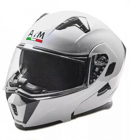 Шлем модуляр AiM JK906 White XS