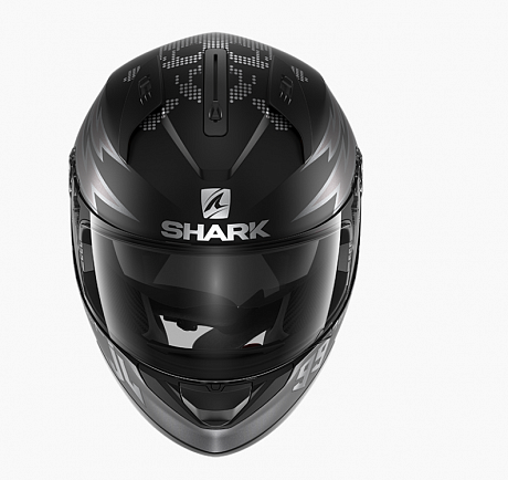 Шлем интеграл Shark Ridill 1.2 Catalan Bad Boy Mat Black/Grey/Silver M