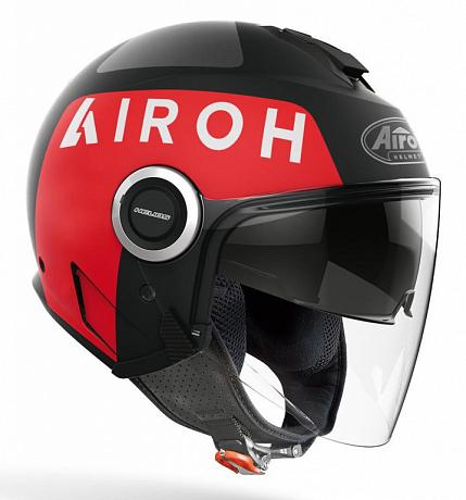 Открытый шлем Airoh Helios Up Black Matt MS
