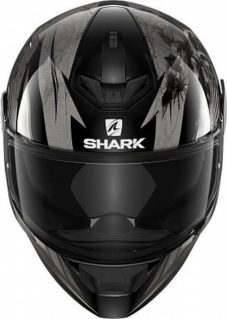 Мотошлем Shark D-Skwal 2 Atraxx Черный/серый