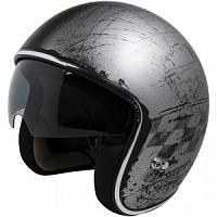Открытый шлем iXS 77 2.5 черно-серый