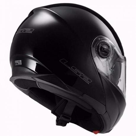 LS2 Снегоходный шлем модуляр с электростеклом FF325 STROBE GLOSS BLACK M
