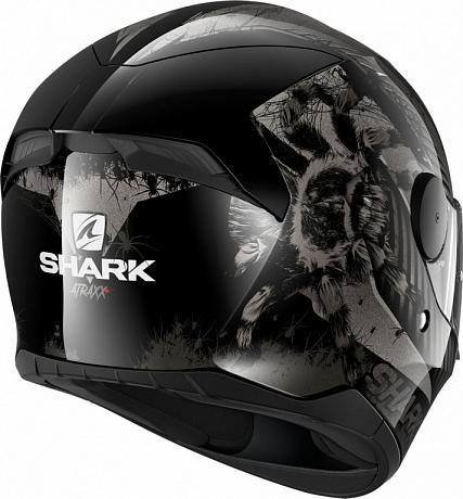 Мотошлем Shark D-Skwal 2 Atraxx Черный/серый