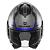 Шлем модуляр Shark Evo-GT Encke, Серый Матовый/Черный Матовый/Синий
