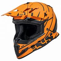 Кроссовый шлем IXS361 2.2 IXS Оранжево-черый матовый