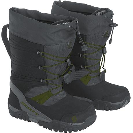 Ботинки снегоходные Scott SMB R/T, black/fir green 36