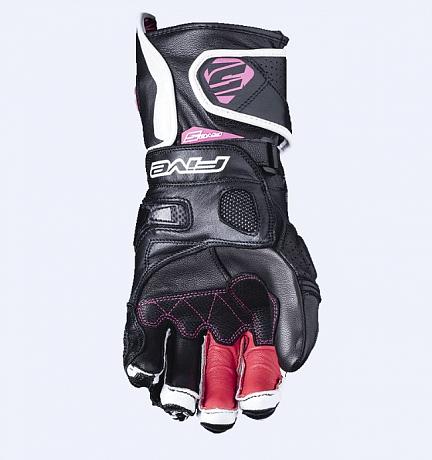 Мотоперчатки женские Five RFX1 Черно-розовые