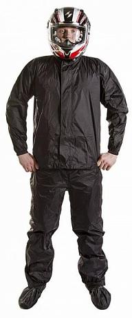 PROUD TO RIDE Дождевик (куртка+брюки), цвет Черный M