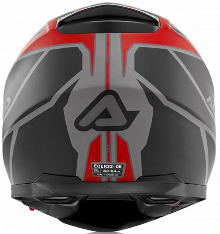 Шлем интеграл Acerbis Full Face X-Street Red/Black