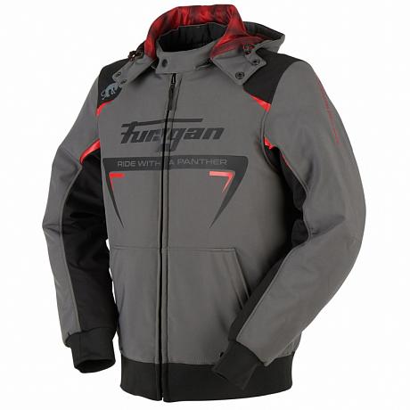 Мотокуртка текстиль Furygan Sektor Roadster, Серый/Черный/Красный