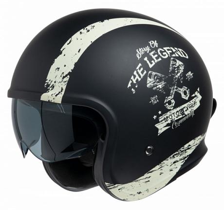 Открытый шлем Jet Helmet IXS880 2.0 IXS Чёрный 2XL
