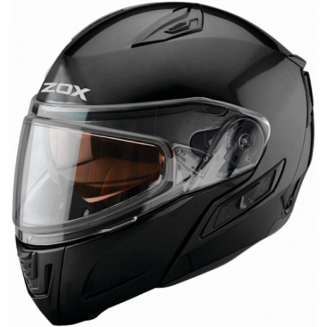 Шлем снегоходный ZOX Condor, двойное стекло черный XS