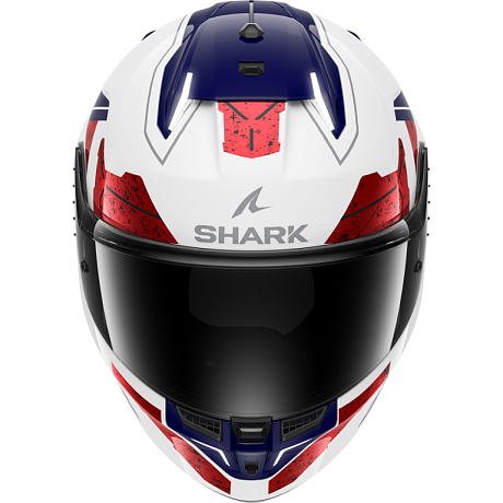 Мотошлем Shark Skwal i3 Rhad White/Chrome/Red S