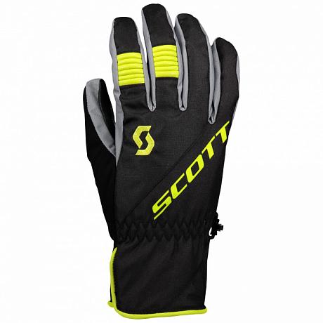 Перчатки снегоходные Scott Arctic GTX, black/safety yellow S