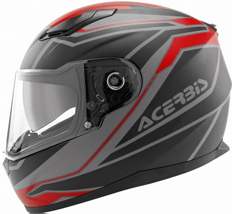Шлем интеграл Acerbis Full Face X-Street Red/Black
