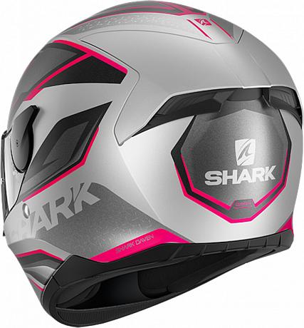 Мотошлем Shark D-Skwal 2 Daven, серый матовый/розовый XS