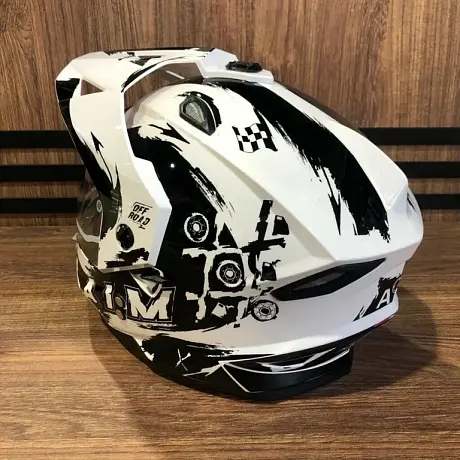 Шлем детский AiM JK802Y White/Black S